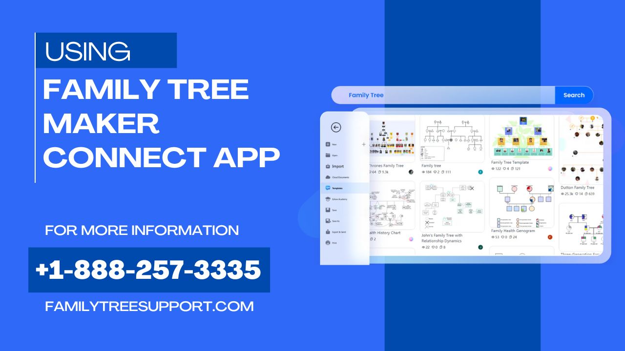Using The Family Tree Maker Connect App